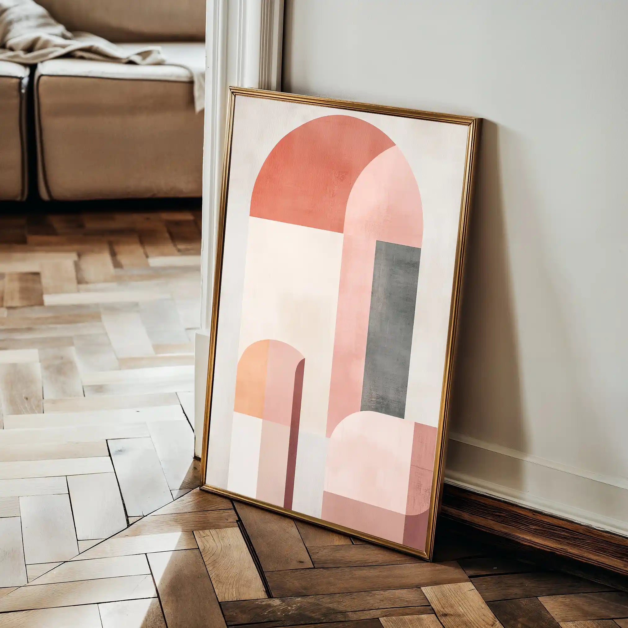 Abstract 579 Canvas Art 60 x 40 cm / Black