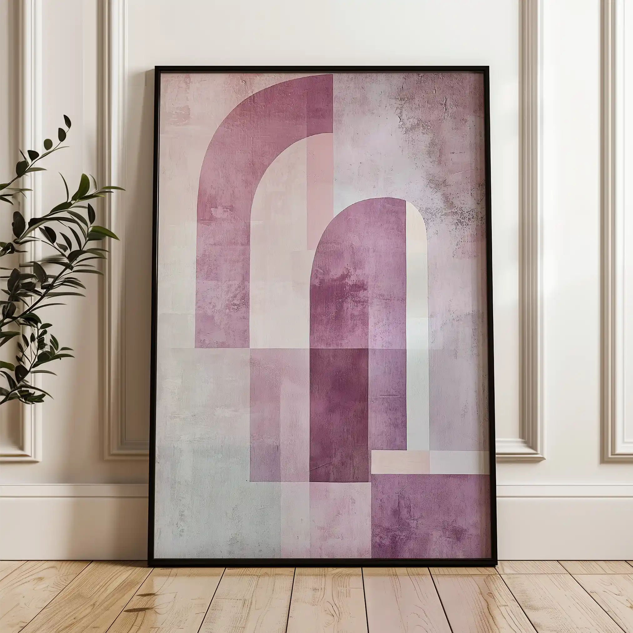 Abstract 580 Canvas Art 60 x 40 cm / Black