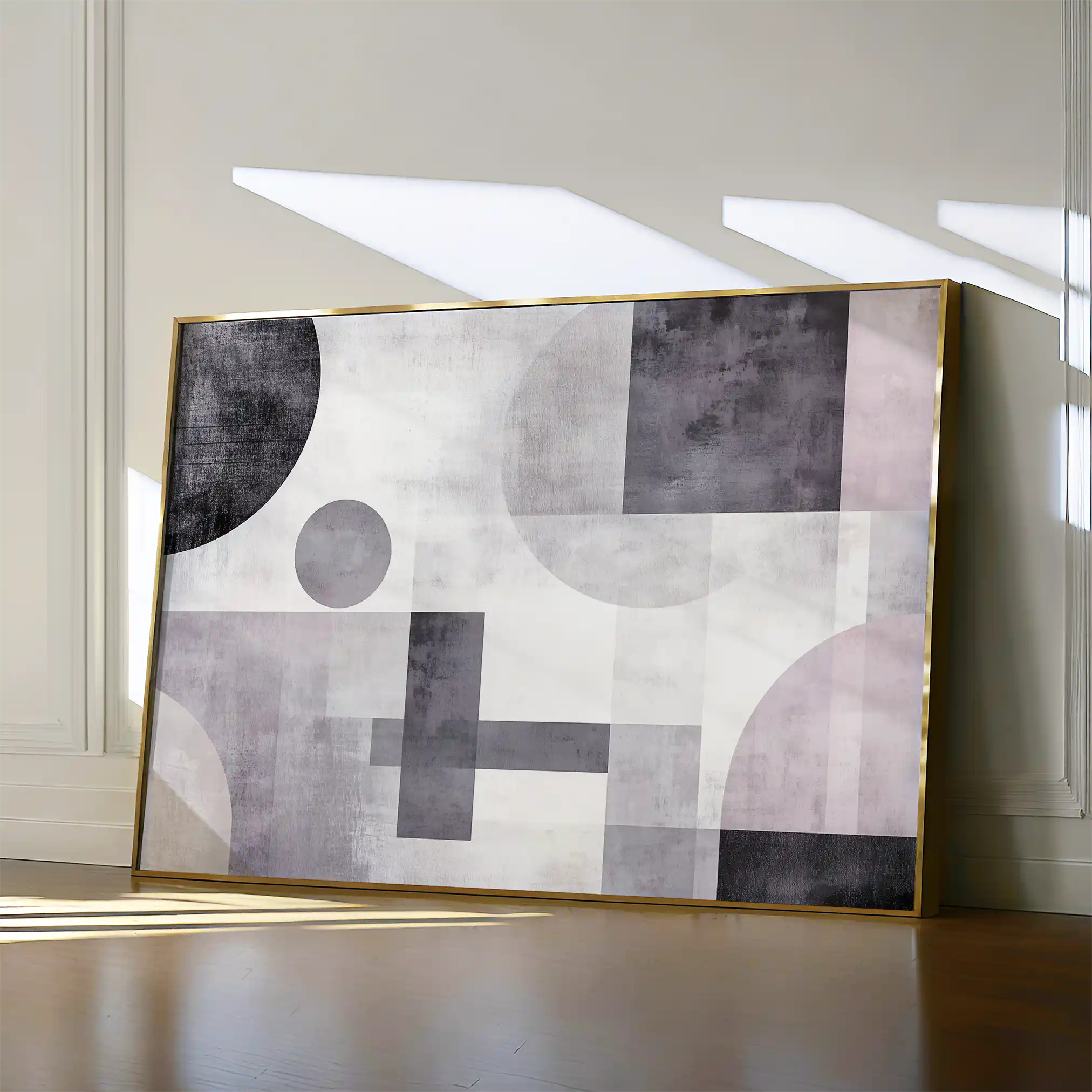 Abstract 582 Canvas Art 60 x 40 cm / Black