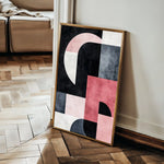 Abstract 583 Canvas Art 60 x 40 cm / Black