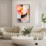Abstract 585 Canvas Art 60 x 40 cm / Black