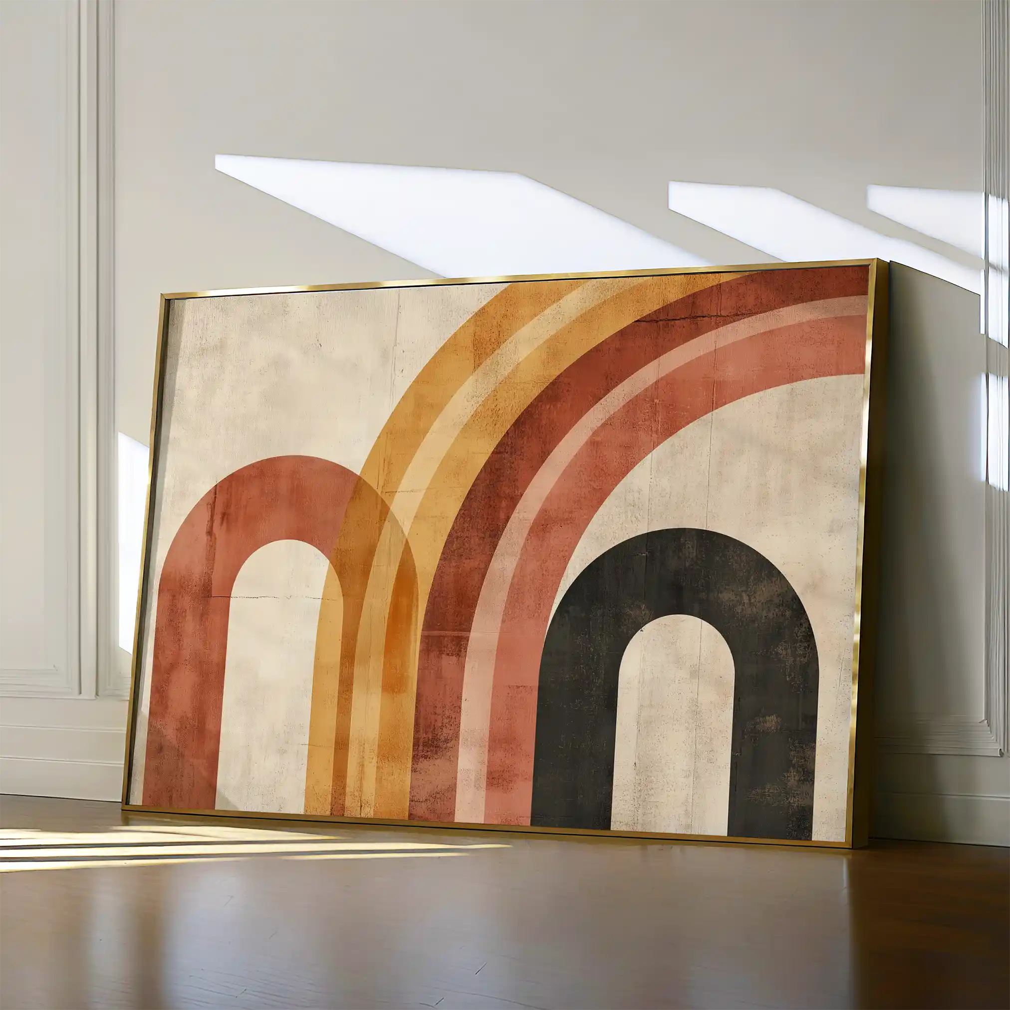 Abstract 586 Canvas Art 60 x 40 cm / Black