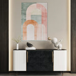 Abstract 587 Canvas Art 60 x 40 cm / Black