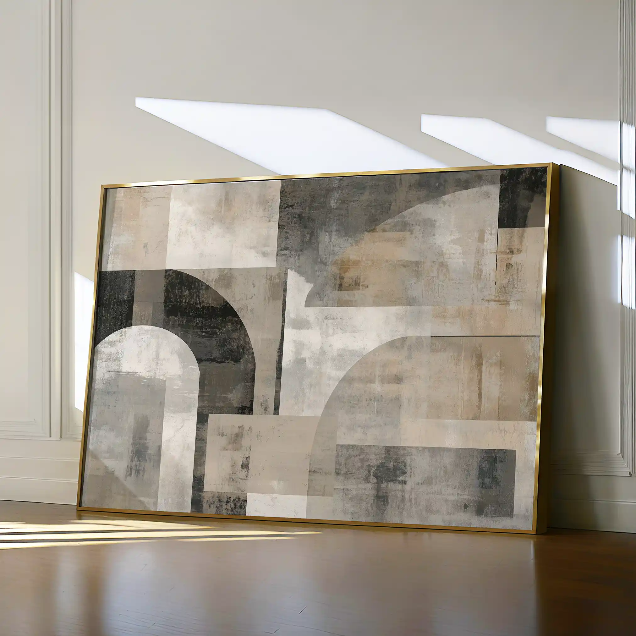 Abstract 588 Canvas Art 60 x 40 cm / Black