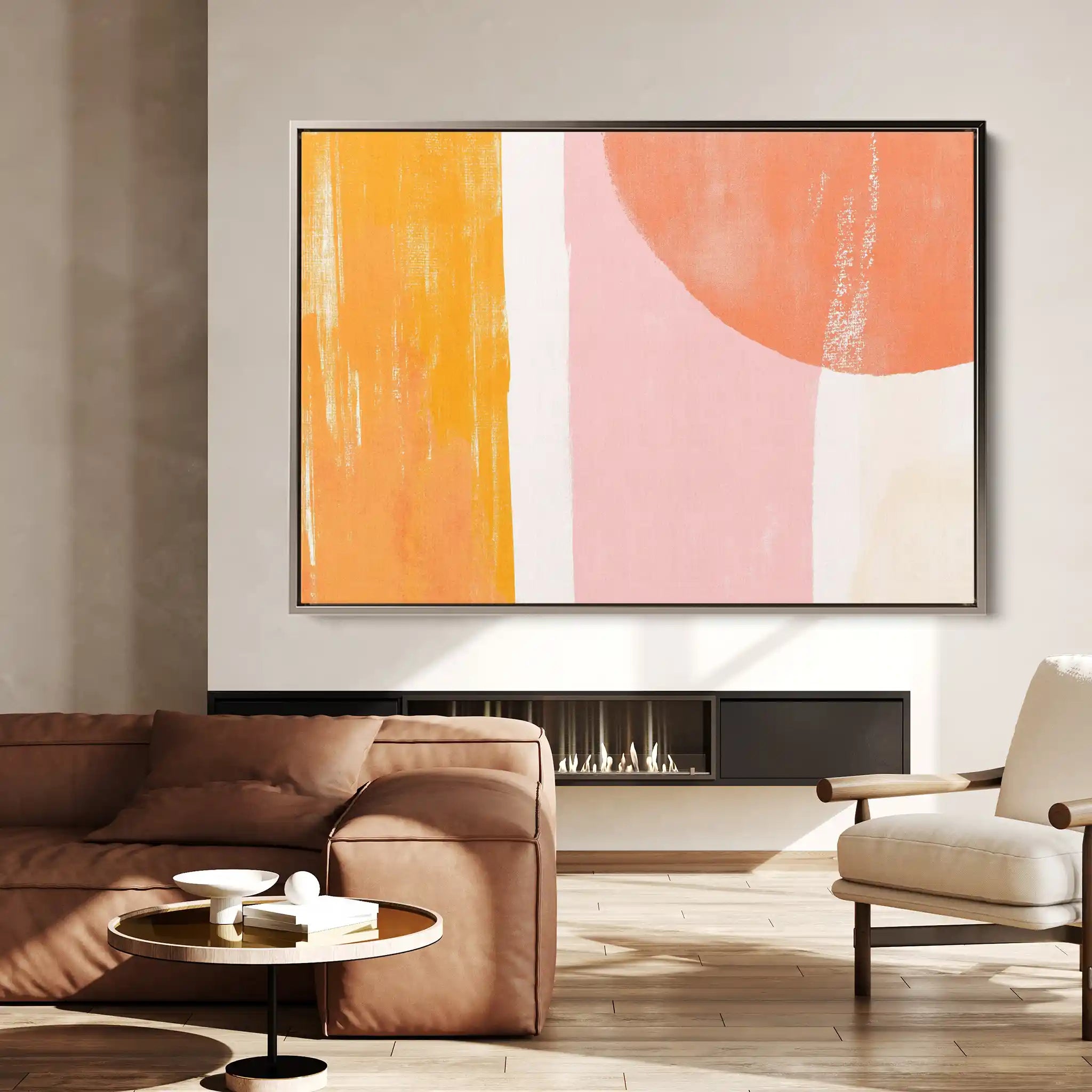 Abstract 589 Canvas Art 60 x 40 cm / Black