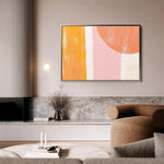 Abstract 589 Canvas Art 60 x 40 cm / Black