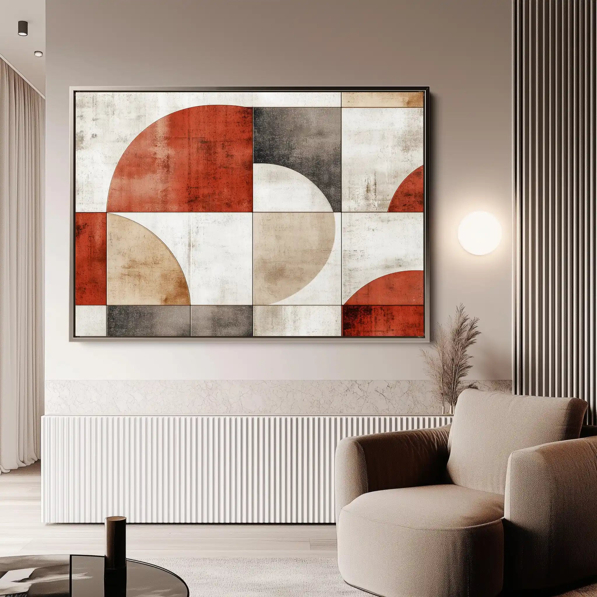 Abstract 590 Canvas Art 60 x 40 cm / Black