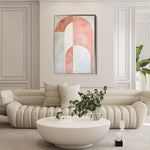 Abstract 596 Canvas Art 60 x 40 cm / Black