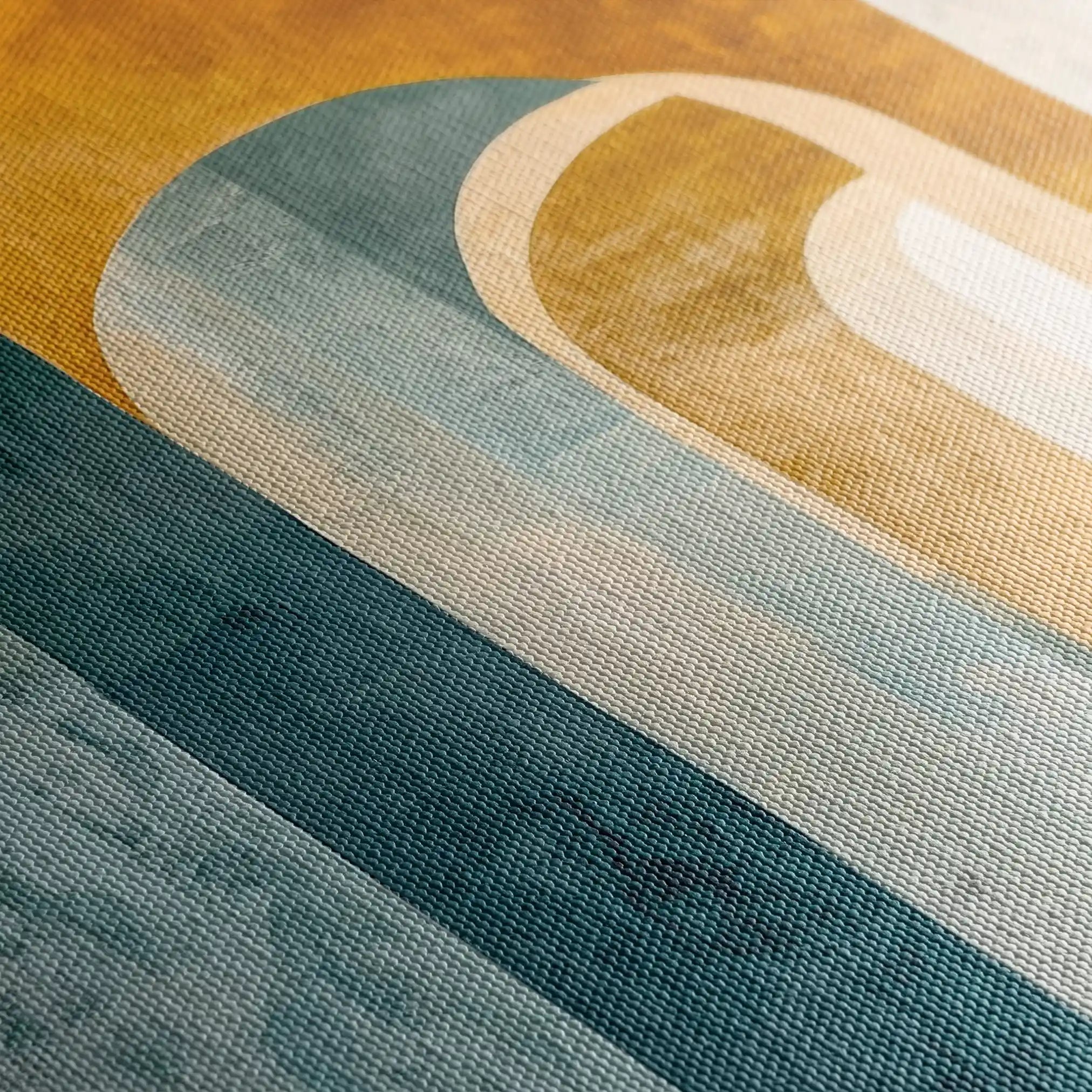 Abstract 600 Canvas Art 60 x 40 cm / Black