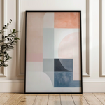 Abstract 602 Canvas Art 60 x 40 cm / Black