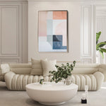 Abstract 602 Canvas Art 60 x 40 cm / Black