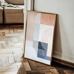 Abstract 602 Canvas Art 60 x 40 cm / Black