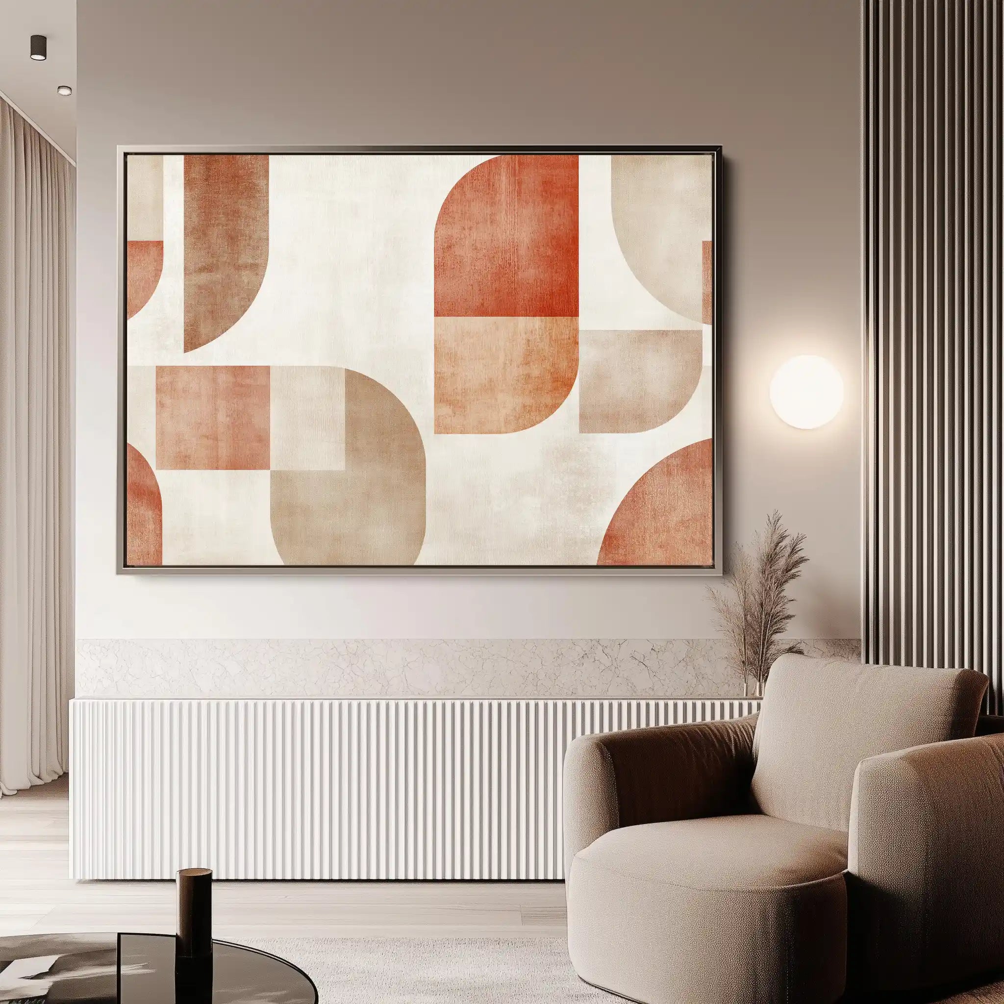 Abstract 603 Canvas Art 60 x 40 cm / Black