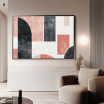 Abstract 604 Canvas Art 60 x 40 cm / Black