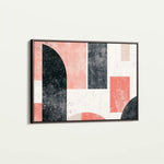 Abstract 604 Canvas Art 60 x 40 cm / Black