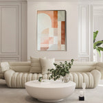 Abstract 608 Canvas Art 60 x 40 cm / Black