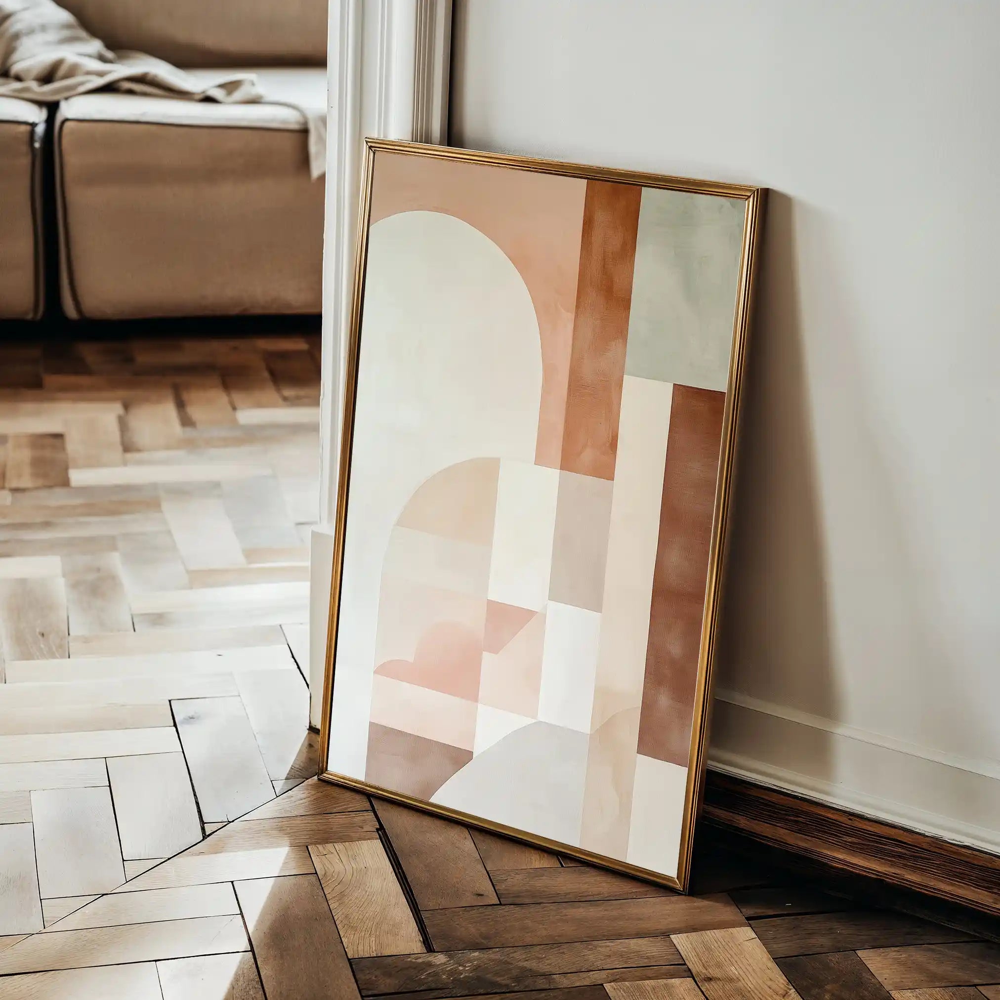 Abstract 608 Canvas Art 60 x 40 cm / Black