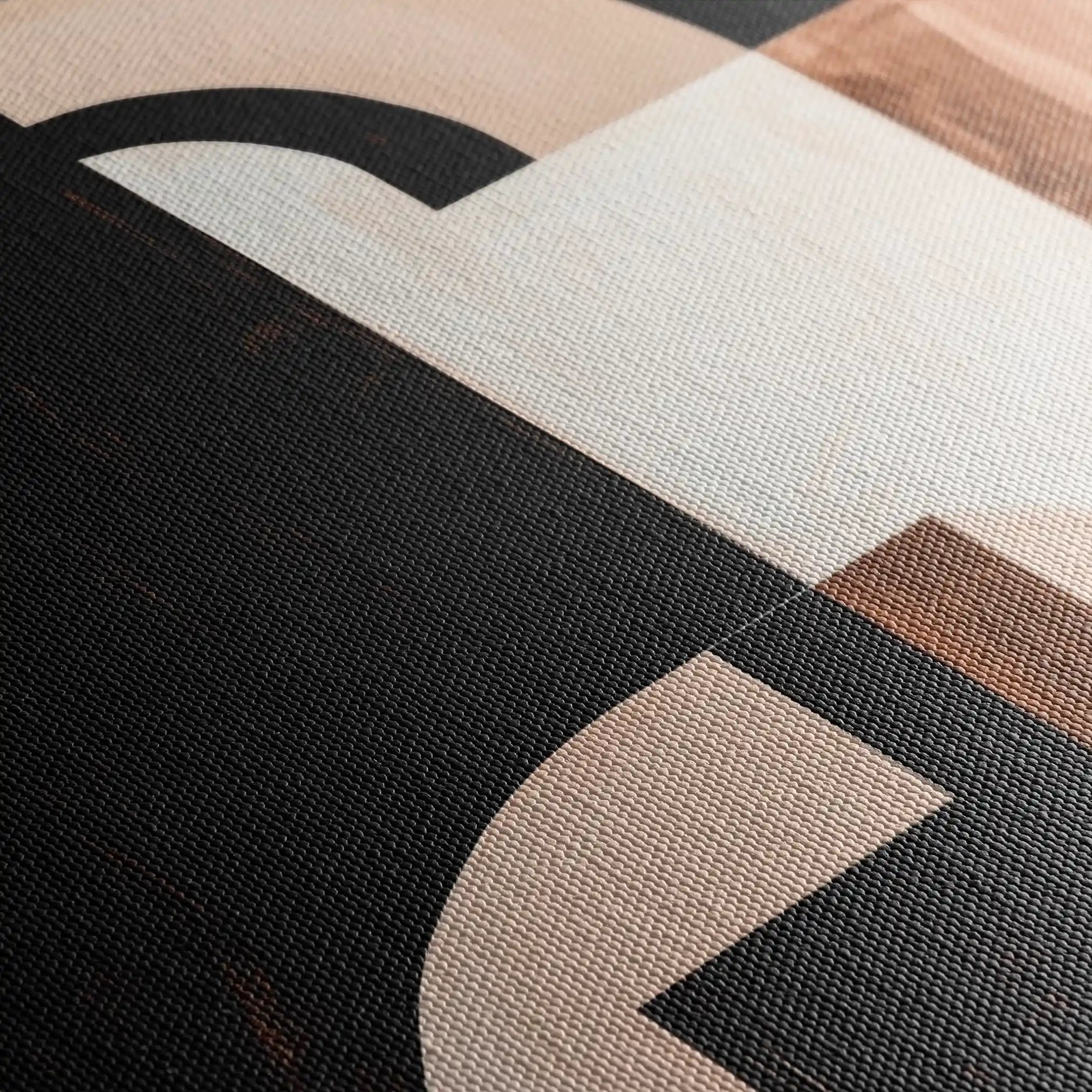 Abstract 611 Canvas Art 60 x 40 cm / Black