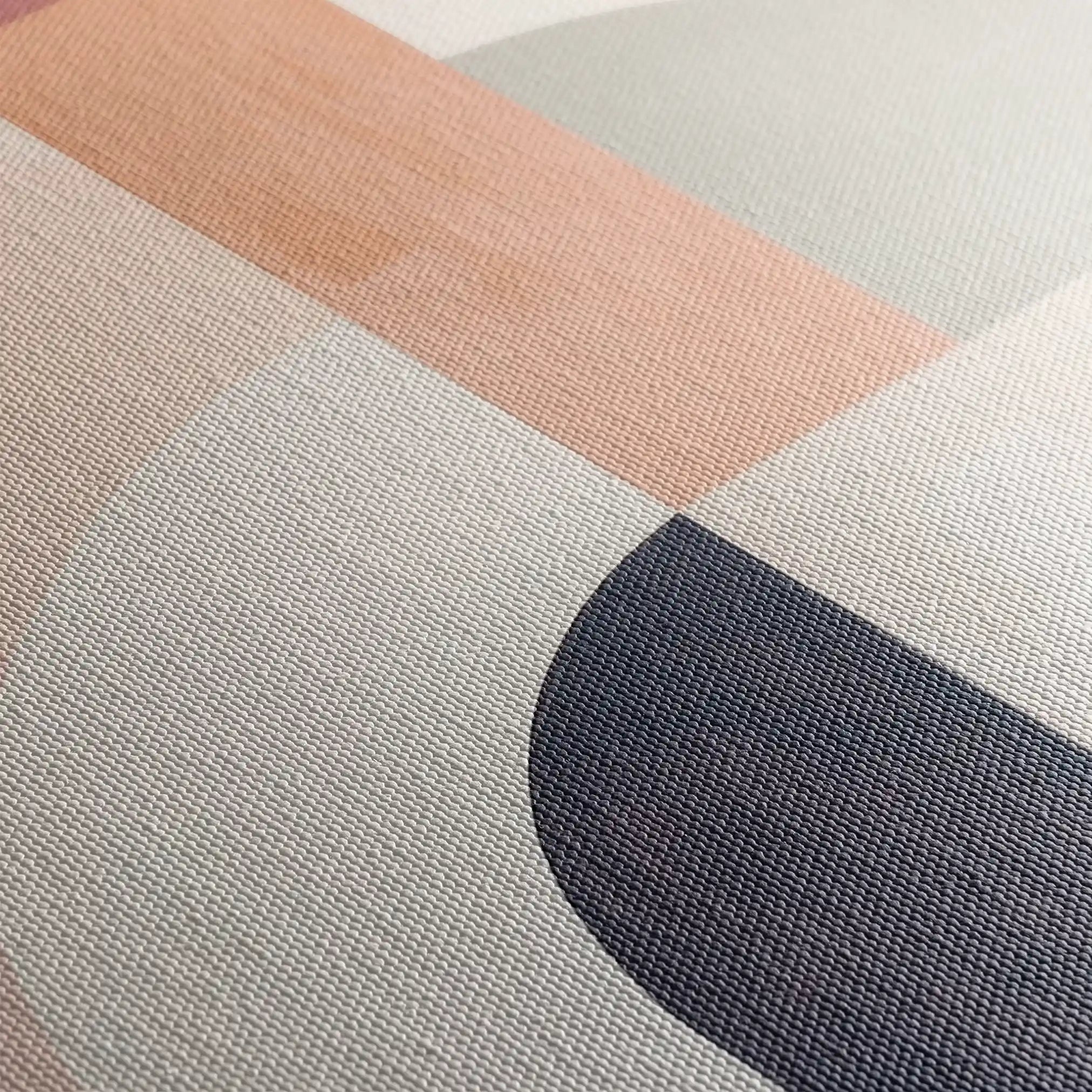 Abstract 612 Canvas Art 60 x 40 cm / Black