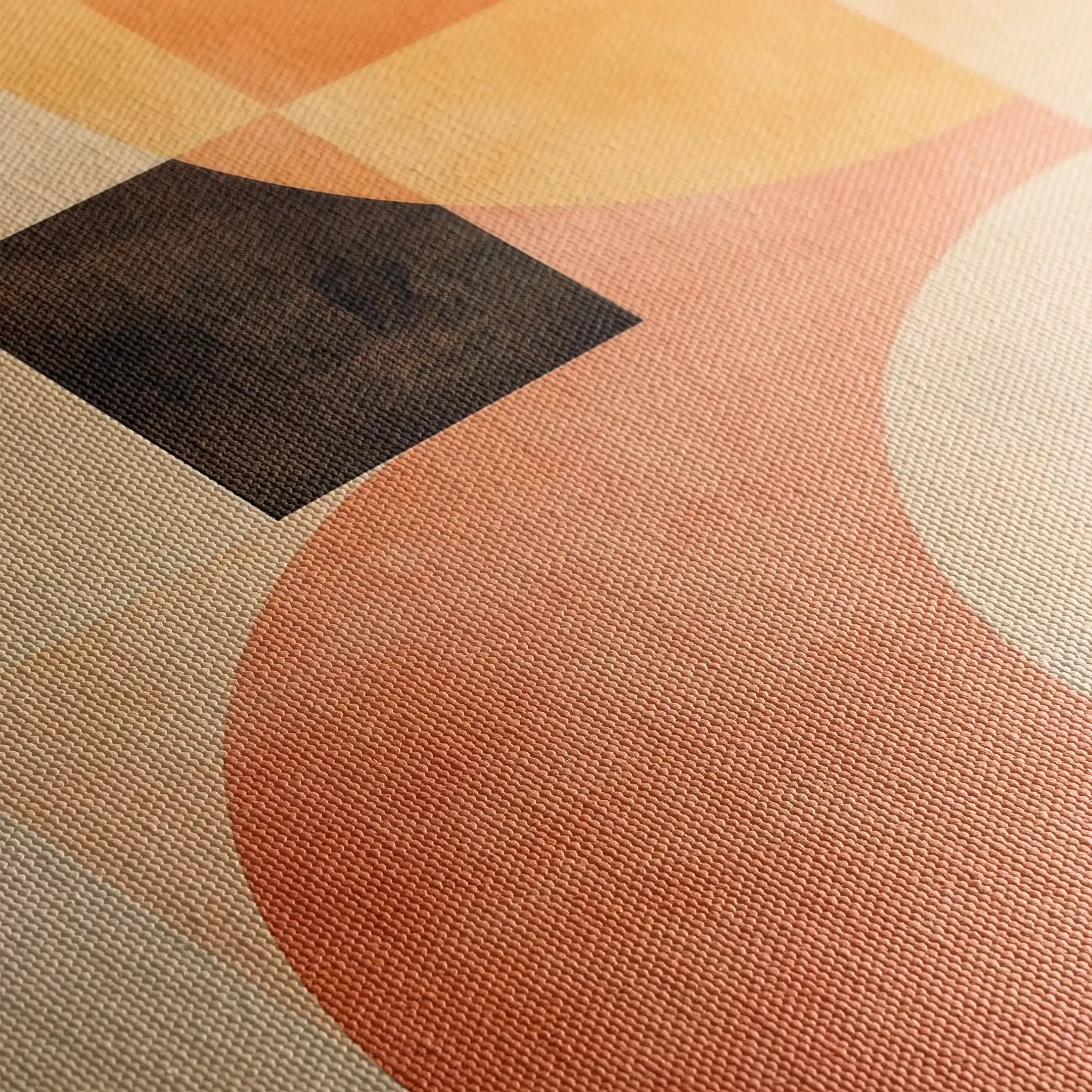 Abstract 614 Canvas Art 60 x 40 cm / Black