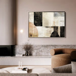 Abstract 617 Canvas Art 60 x 40 cm / Black
