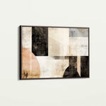 Abstract 617 Canvas Art 60 x 40 cm / Black