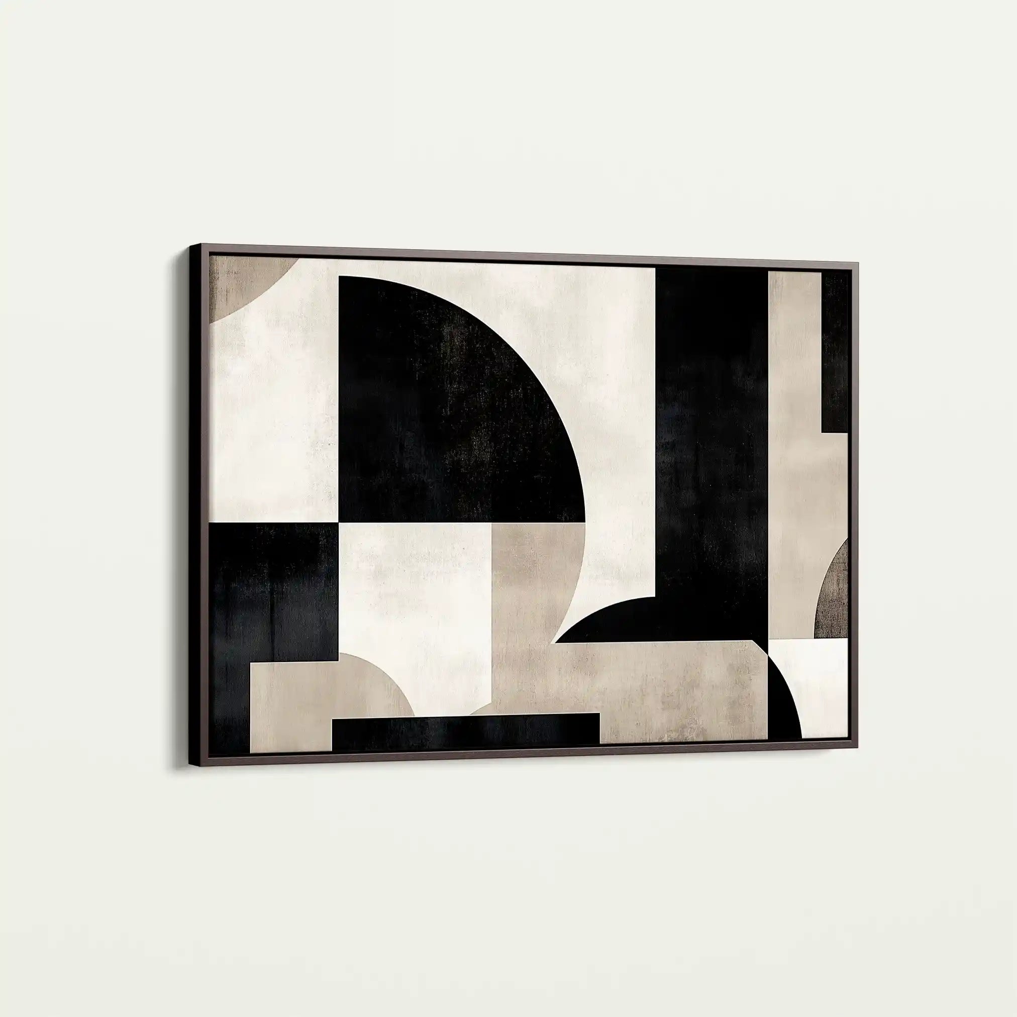 Abstract 619 Canvas Art 60 x 40 cm / Black