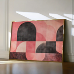 Abstract 622 Canvas Art 60 x 40 cm / Black