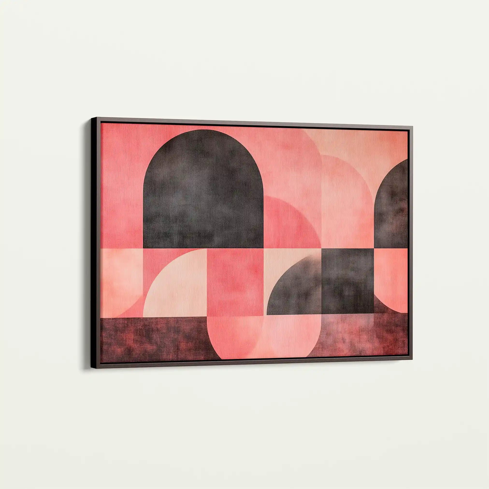 Abstract 622 Canvas Art 60 x 40 cm / Black