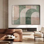 Abstract 626 Canvas Art 60 x 40 cm / Black