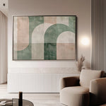 Abstract 626 Canvas Art 60 x 40 cm / Black