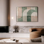 Abstract 626 Canvas Art 60 x 40 cm / Black