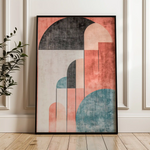 Abstract 629 Canvas Art 60 x 40 cm / Black