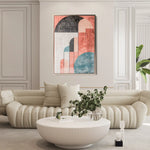 Abstract 629 Canvas Art 60 x 40 cm / Black