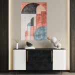 Abstract 629 Canvas Art 60 x 40 cm / Black