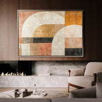 Abstract 630 Canvas Art 60 x 40 cm / Black