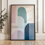 Abstract 631 Canvas Art 60 x 40 cm / Black