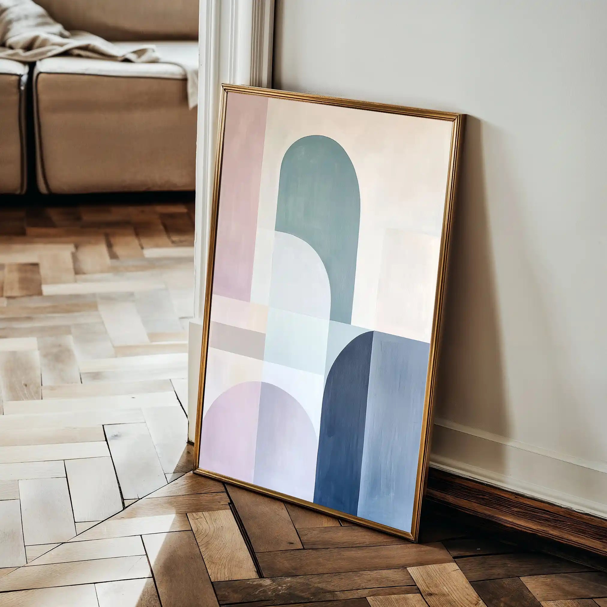 Abstract 631 Canvas Art 60 x 40 cm / Black