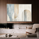 Abstract 632 Canvas Art 60 x 40 cm / Black