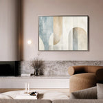 Abstract 632 Canvas Art 60 x 40 cm / Black