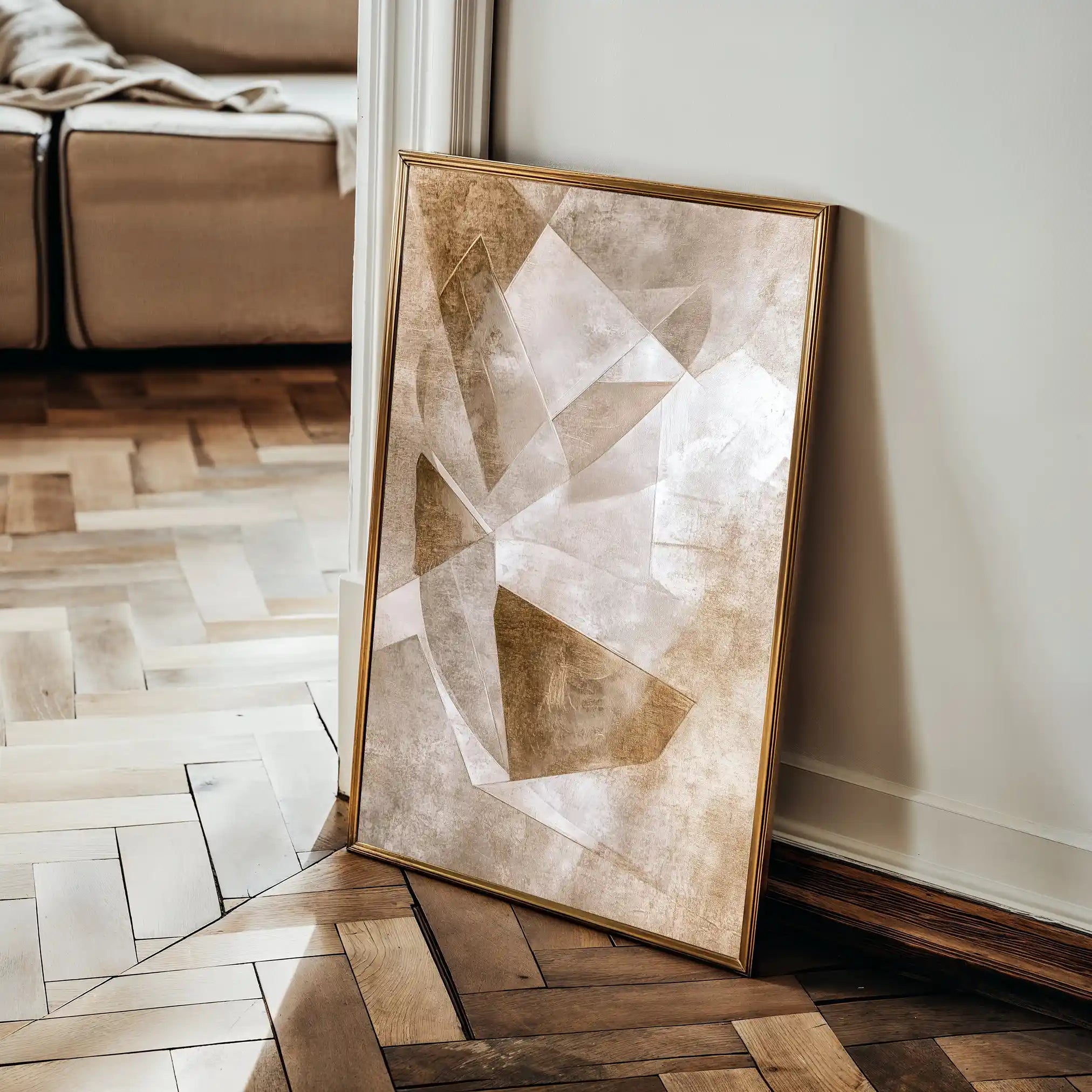 Abstract 633 Canvas Art 60 x 40 cm / Black