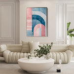 Abstract 634 Canvas Art 60 x 40 cm / Black