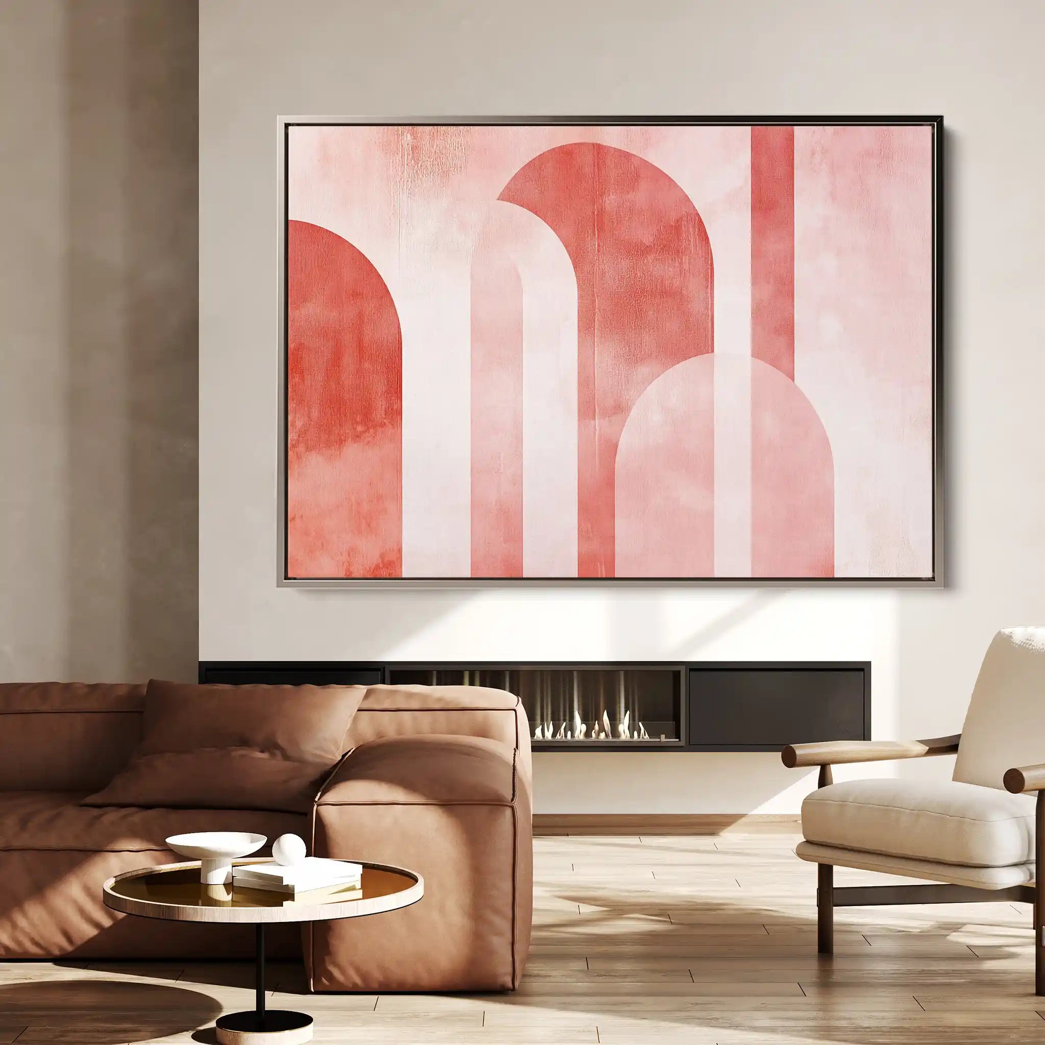 Abstract 635 Canvas Art 60 x 40 cm / Black