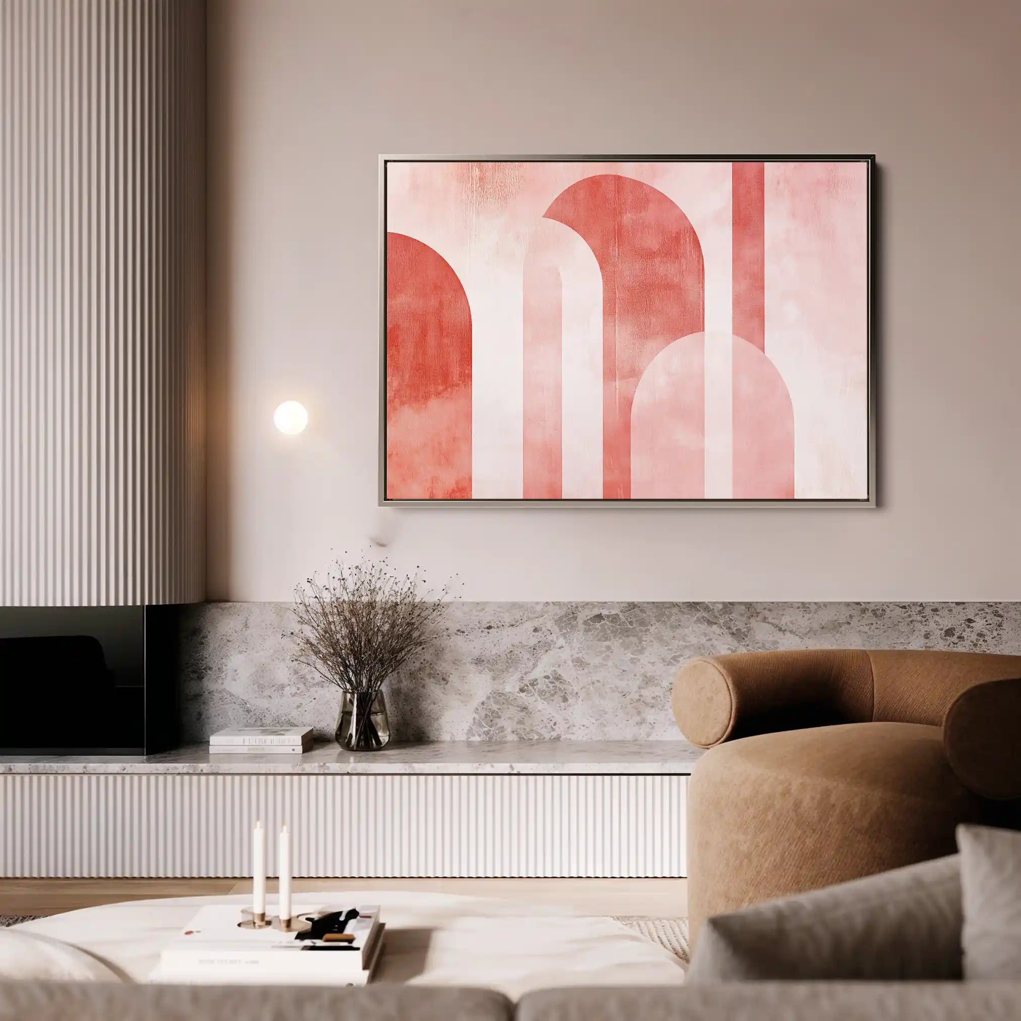 Abstract 635 Canvas Art 60 x 40 cm / Black