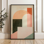 Abstract 636 Canvas Art 60 x 40 cm / Black