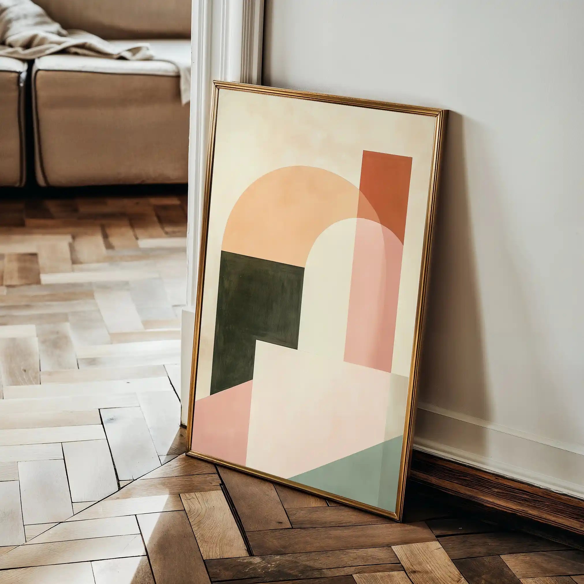 Abstract 636 Canvas Art 60 x 40 cm / Black