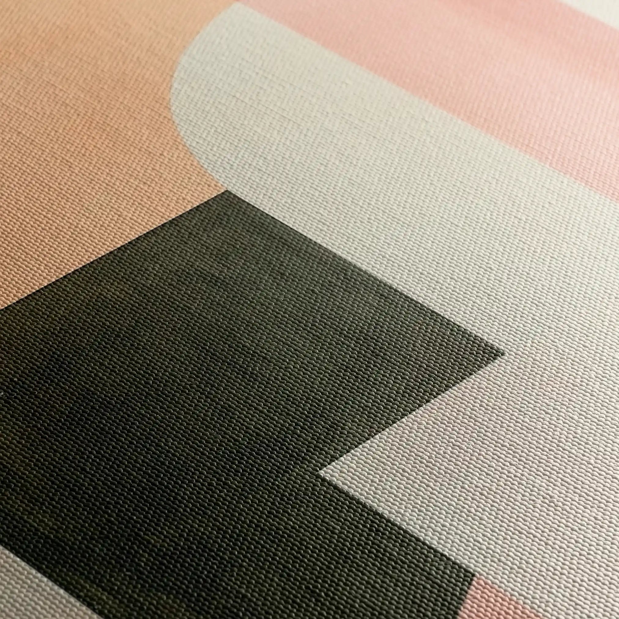 Abstract 636 Canvas Art 60 x 40 cm / Black