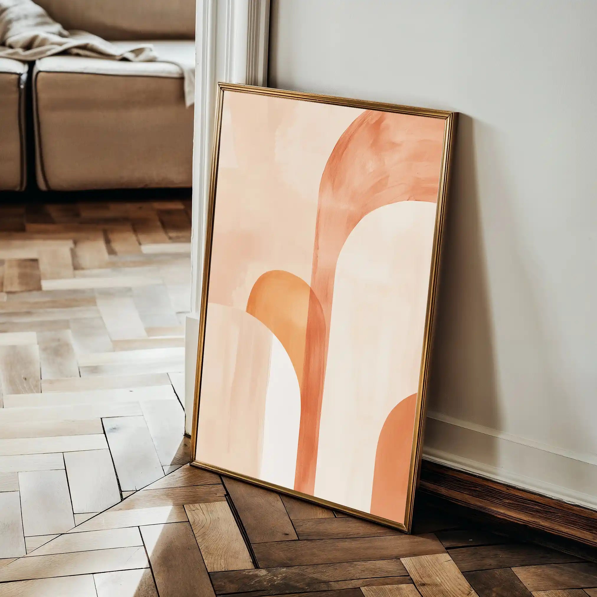 Abstract 637 Canvas Art 60 x 40 cm / Black