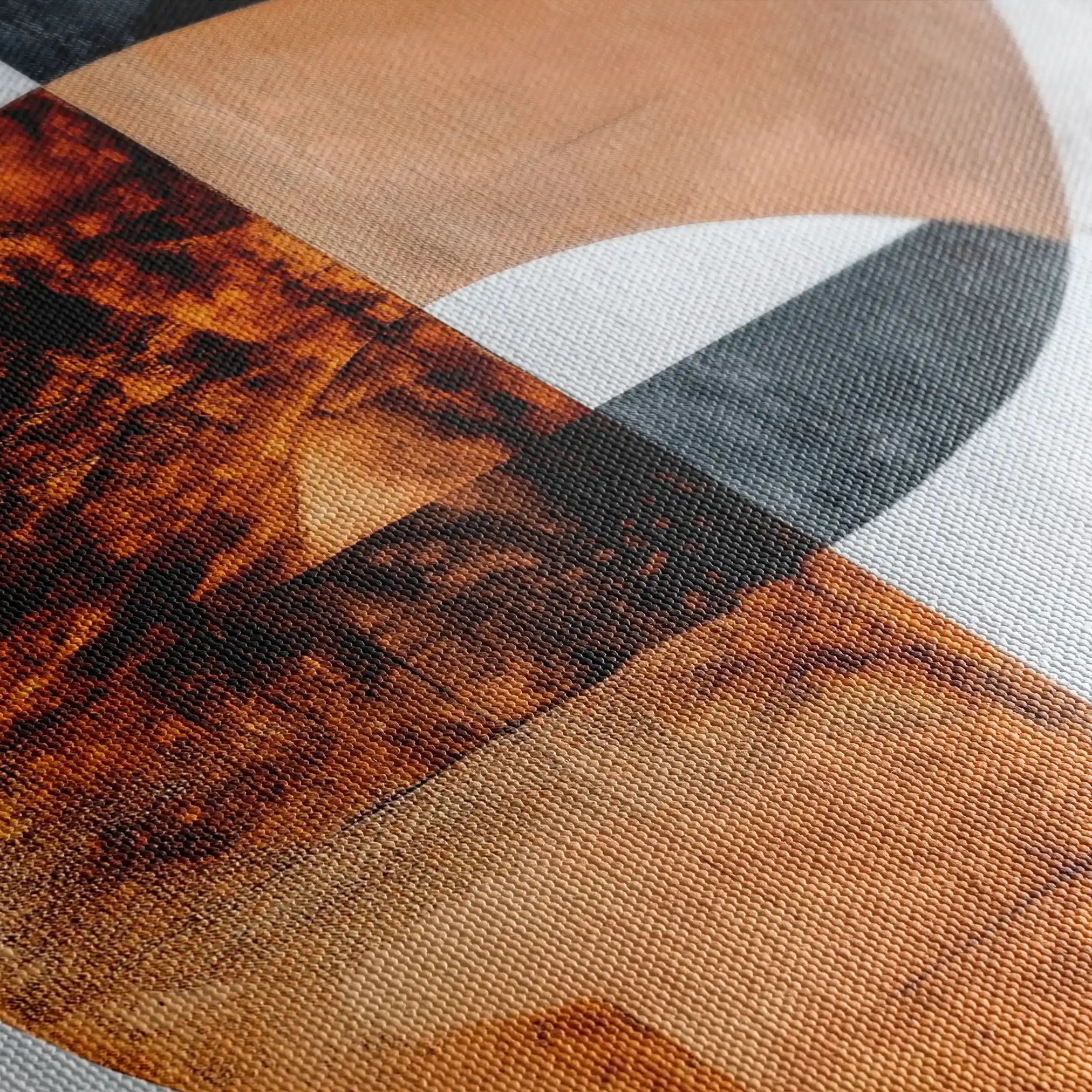 Abstract 638 Canvas Art 60 x 40 cm / Black