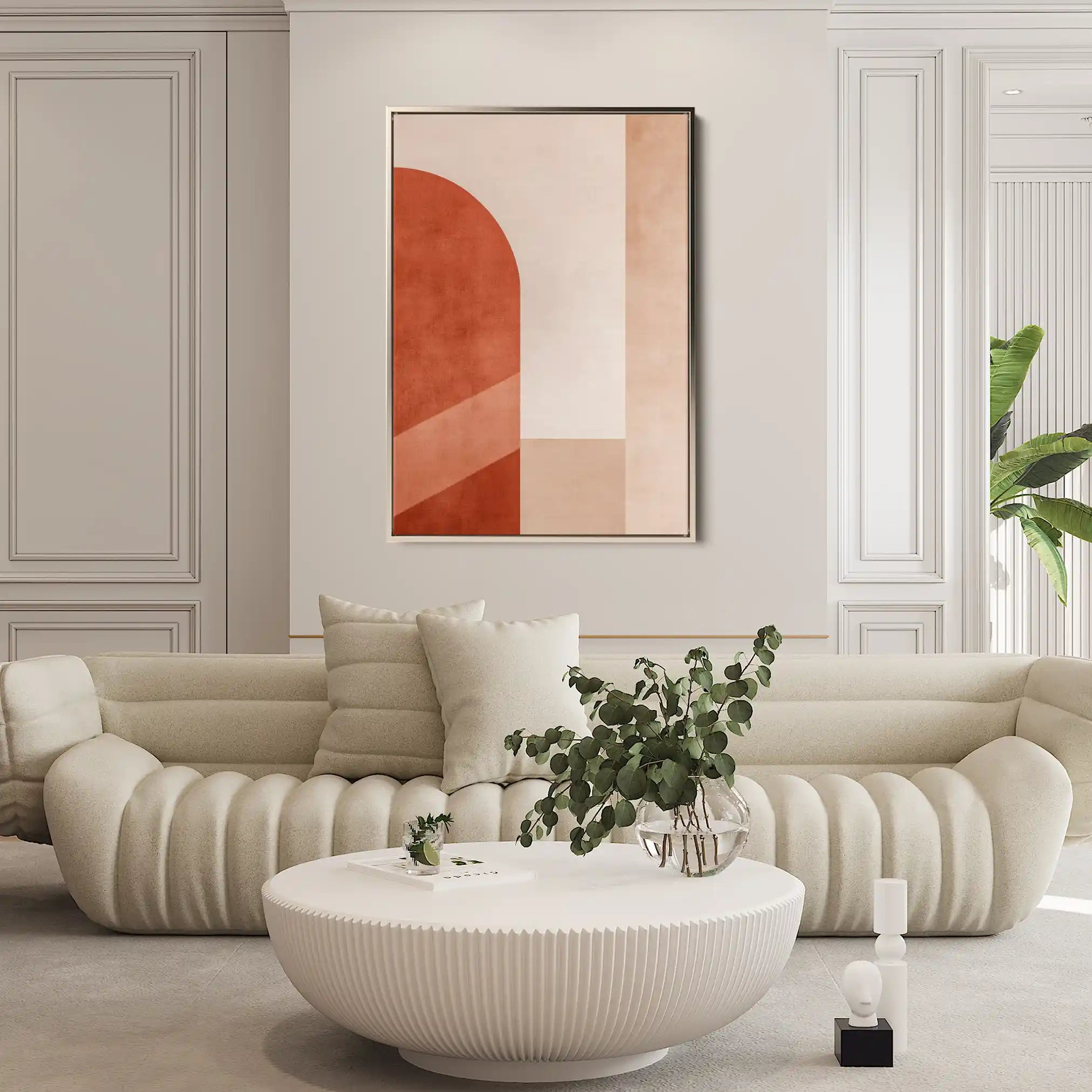 Abstract 639 Canvas Art 60 x 40 cm / Black